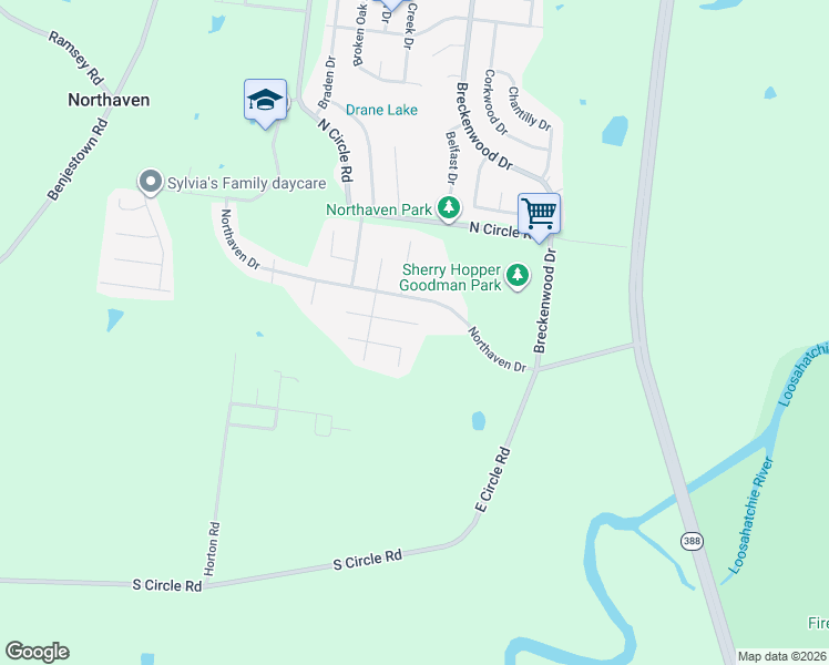 map of restaurants, bars, coffee shops, grocery stores, and more near 825 Margie Drive in Memphis
