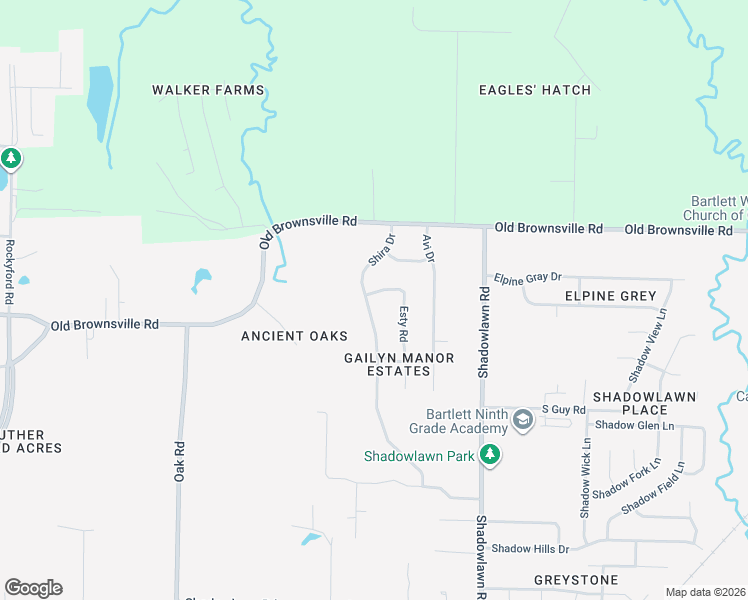 map of restaurants, bars, coffee shops, grocery stores, and more near 4877 Esty Road in Arlington