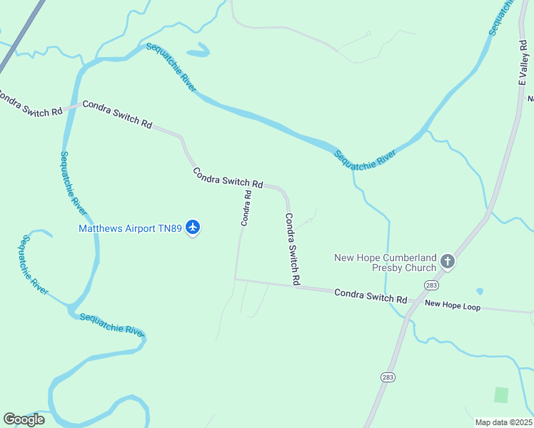map of restaurants, bars, coffee shops, grocery stores, and more near 1600 Condra Road in Whitwell