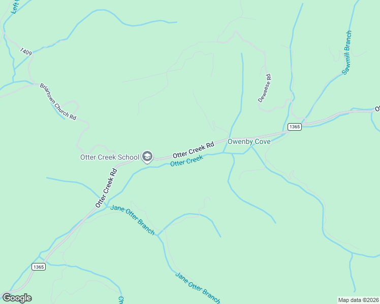 map of restaurants, bars, coffee shops, grocery stores, and more near 1914 Otter Creek Road in Topton