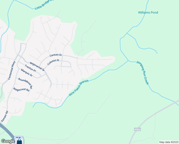 map of restaurants, bars, coffee shops, grocery stores, and more near 81 Quatrefoil Court in Cameron