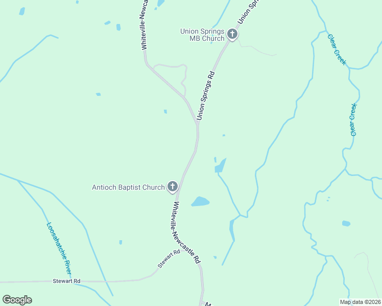map of restaurants, bars, coffee shops, grocery stores, and more near 5150 Whiteville-Newcastle Road in Whiteville