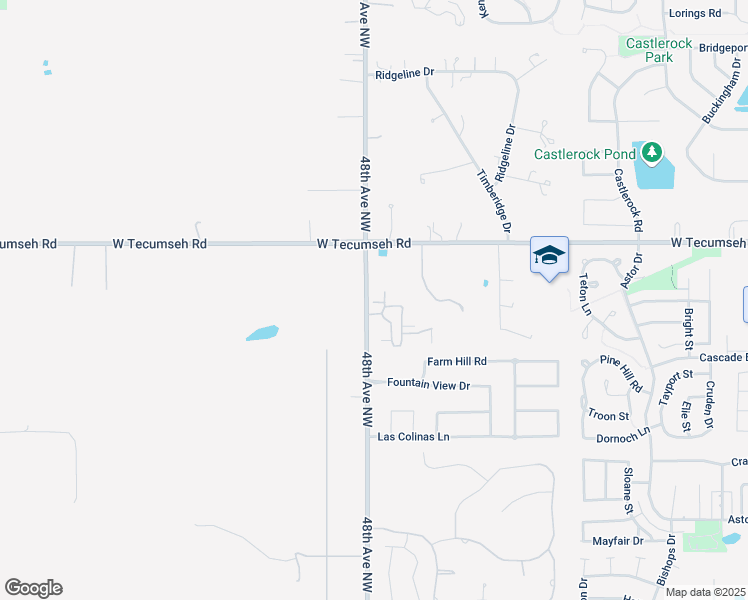 map of restaurants, bars, coffee shops, grocery stores, and more near 3420 Enclave Lane in Norman