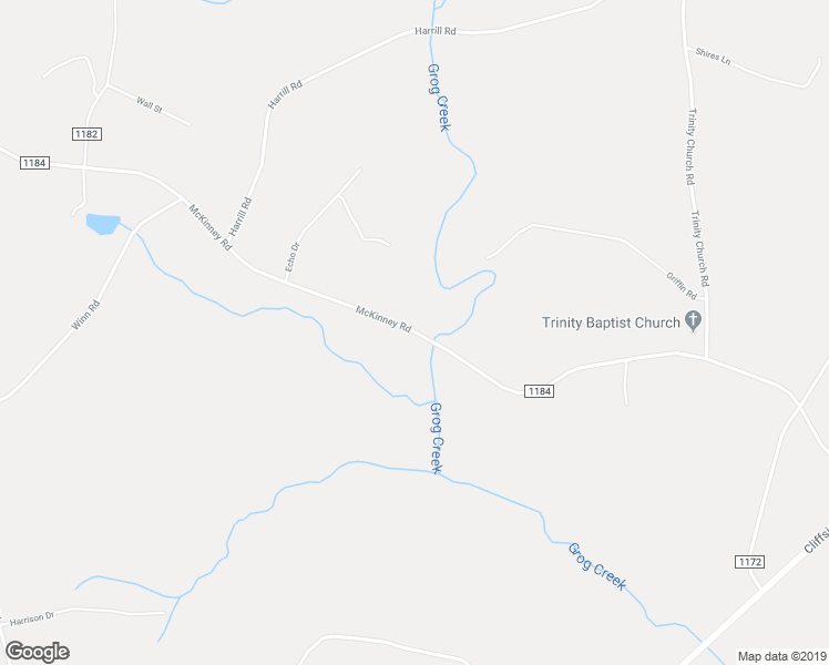 map of restaurants, bars, coffee shops, grocery stores, and more near 3512 McKinney Road in Mooresboro