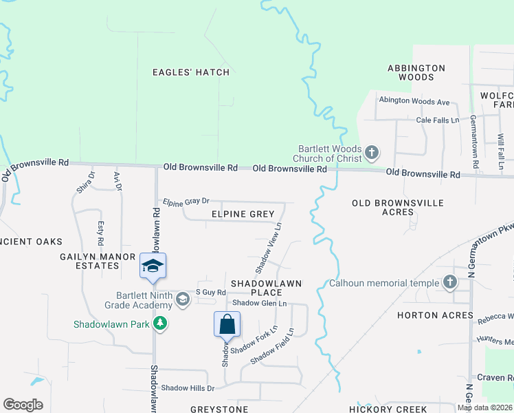map of restaurants, bars, coffee shops, grocery stores, and more near 7688 Elpine Gray Drive in Arlington