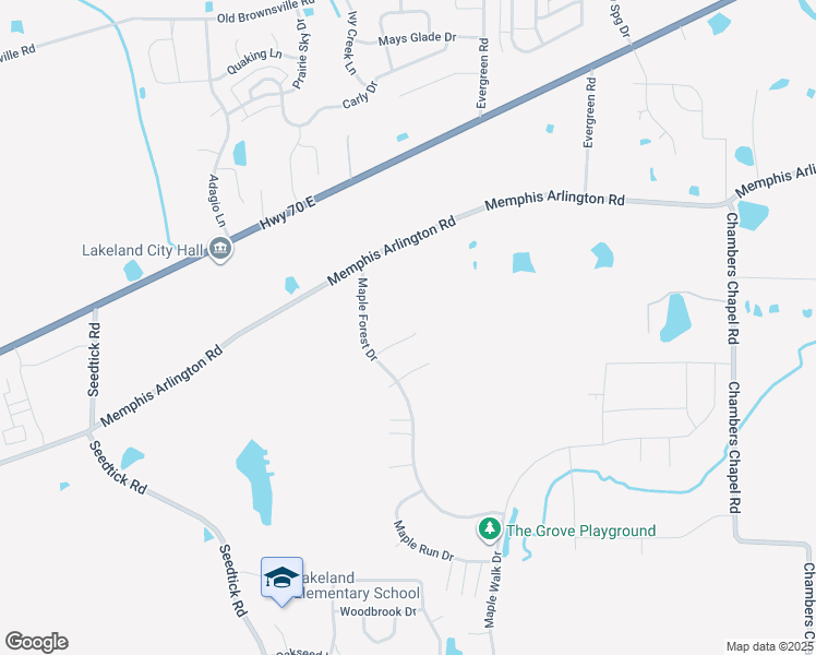 map of restaurants, bars, coffee shops, grocery stores, and more near 10220 Maple Springs Cove in Arlington