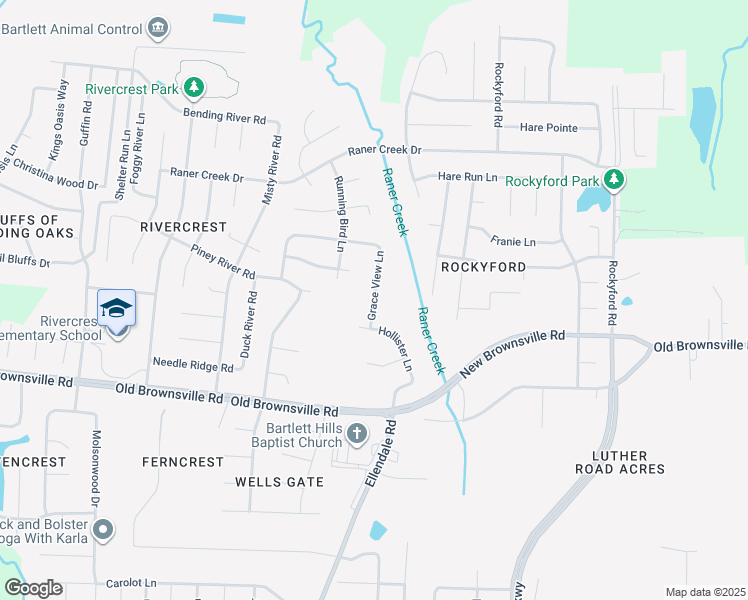 map of restaurants, bars, coffee shops, grocery stores, and more near 4921 Grace View Lane in Arlington