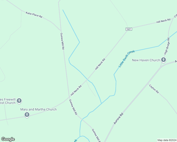map of restaurants, bars, coffee shops, grocery stores, and more near 3405 Hill Neck Road in Ernul