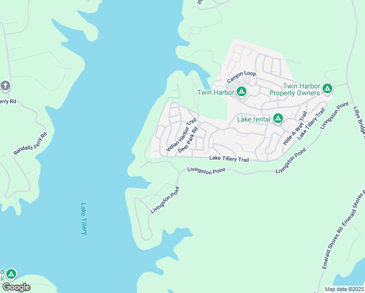 map of restaurants, bars, coffee shops, grocery stores, and more near 115 Deer Park Trail in Mount Gilead
