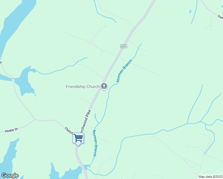 map of restaurants, bars, coffee shops, grocery stores, and more near 11500 Birchwood Pike in Harrison