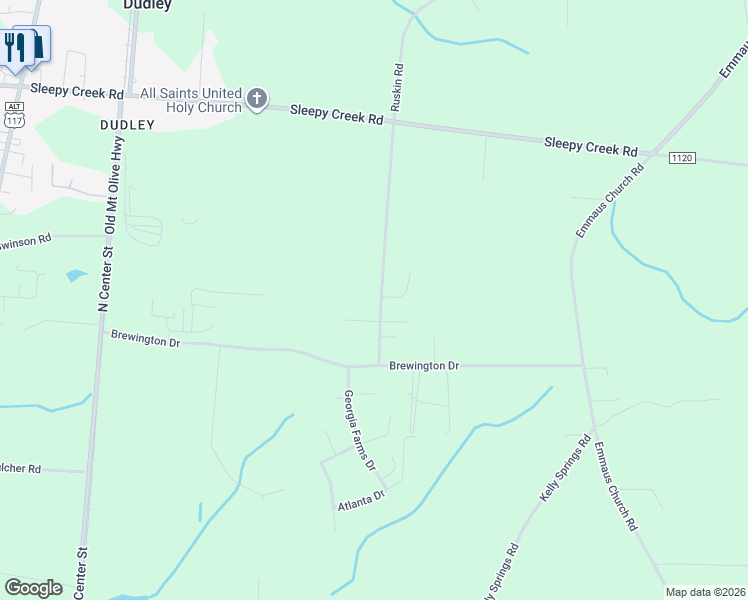 map of restaurants, bars, coffee shops, grocery stores, and more near 816 Ruskin Road in Dudley
