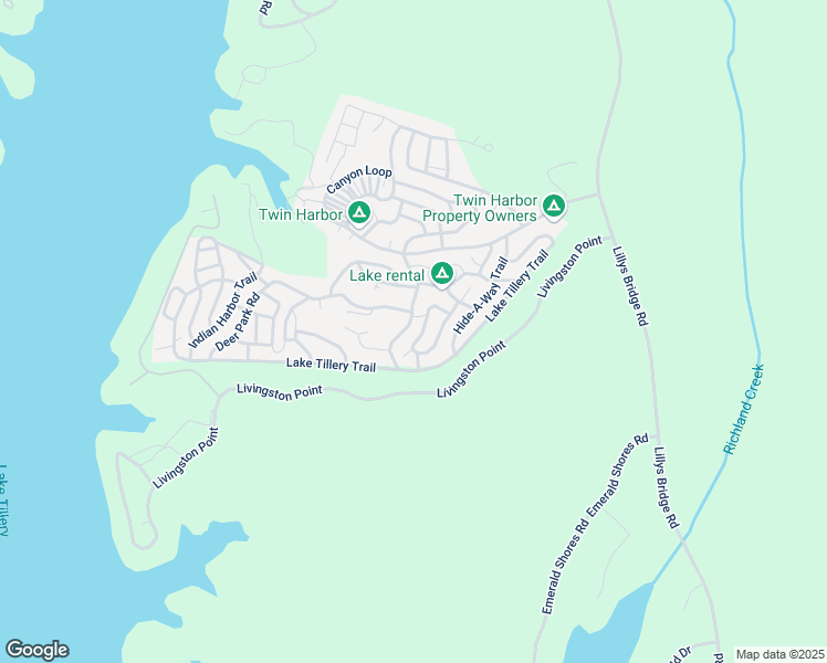 map of restaurants, bars, coffee shops, grocery stores, and more near 145 Hollywood Circle in Mount Gilead