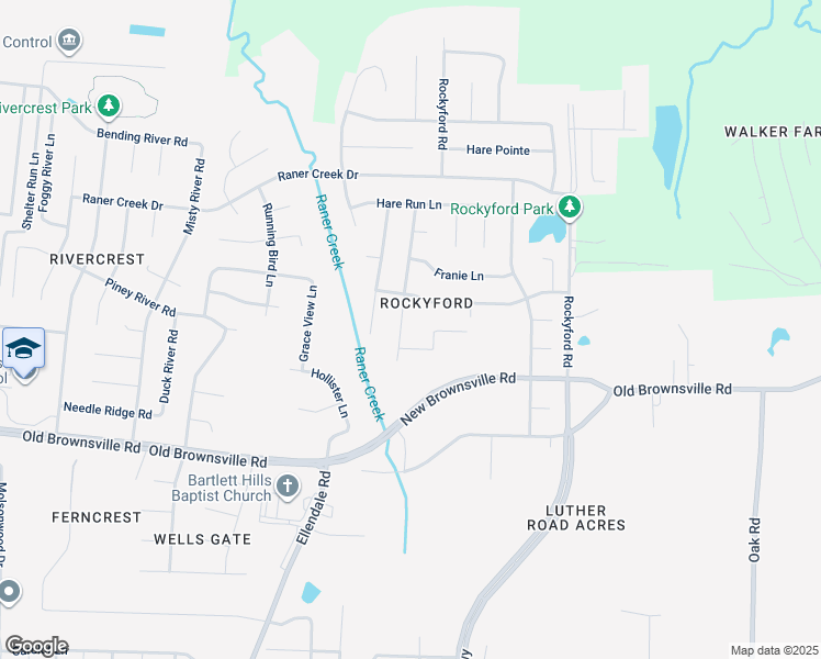 map of restaurants, bars, coffee shops, grocery stores, and more near 4916 Rabbit Chase Ln in Arlington
