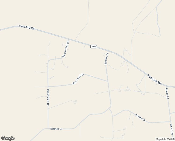 map of restaurants, bars, coffee shops, grocery stores, and more near 12300 Rim Ranch Drive in Amarillo