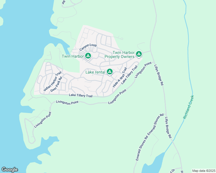 map of restaurants, bars, coffee shops, grocery stores, and more near 118 Hollywood Circle in Mount Gilead