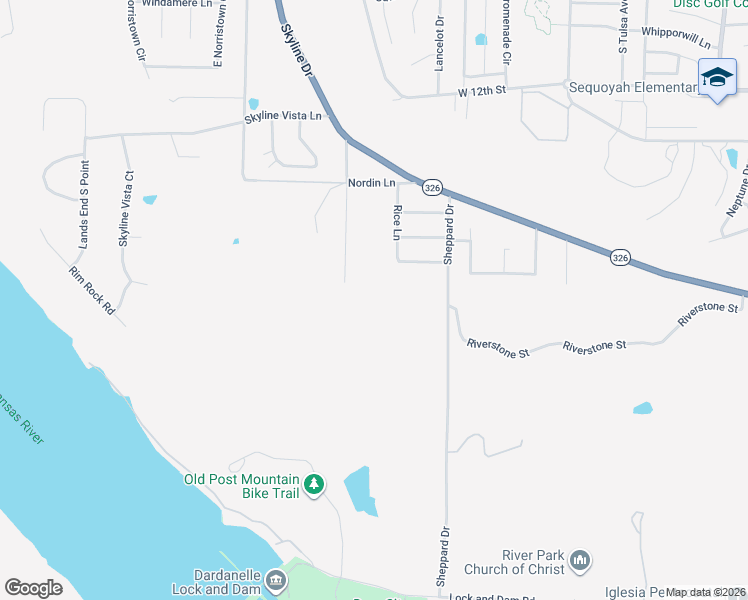 map of restaurants, bars, coffee shops, grocery stores, and more near 401 Quarry Road in Russellville