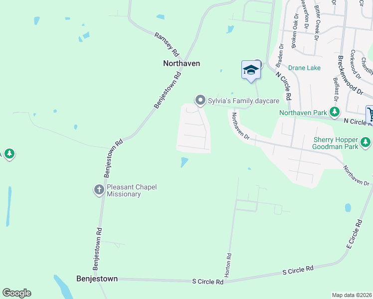 map of restaurants, bars, coffee shops, grocery stores, and more near 471 Fox Valley Drive in Memphis