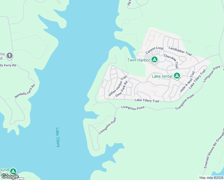 map of restaurants, bars, coffee shops, grocery stores, and more near 103 Lookout Trail in Mount Gilead