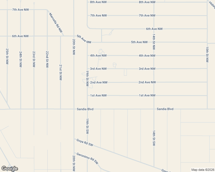 map of restaurants, bars, coffee shops, grocery stores, and more near 1732 2nd Avenue Northwest in Rio Rancho