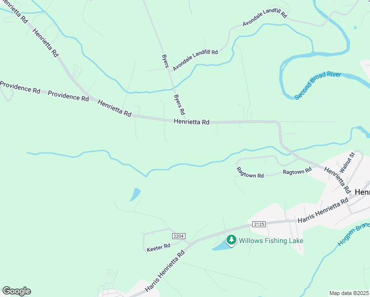 map of restaurants, bars, coffee shops, grocery stores, and more near 1286 Old Henrietta Road in Forest City