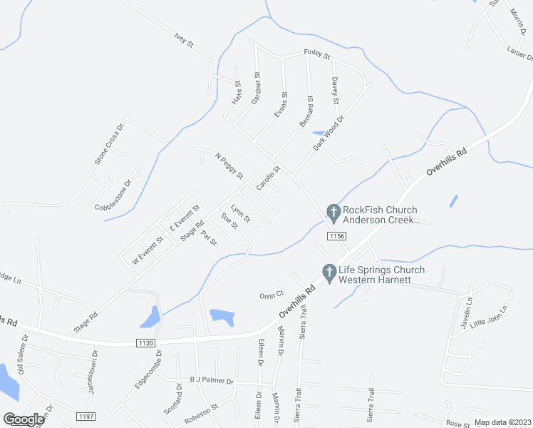 map of restaurants, bars, coffee shops, grocery stores, and more near 123 Kelly Creek Street in Spring Lake