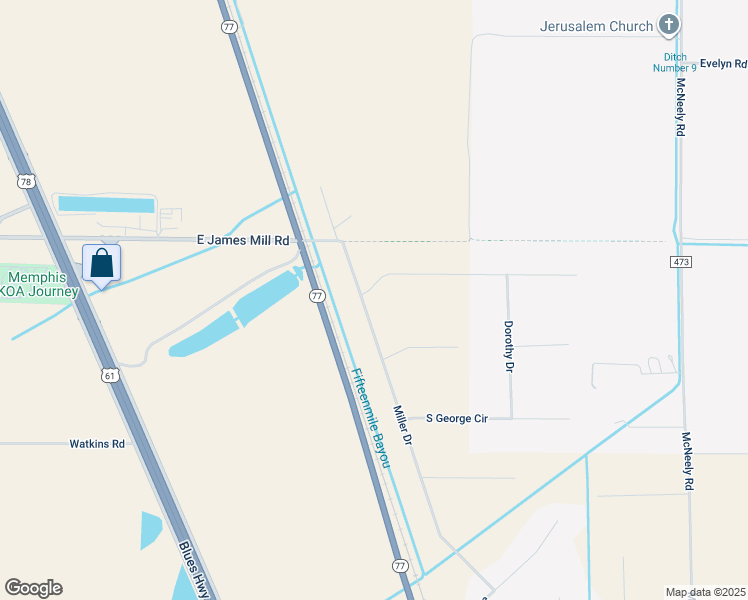 map of restaurants, bars, coffee shops, grocery stores, and more near 174 North George Circle in Marion