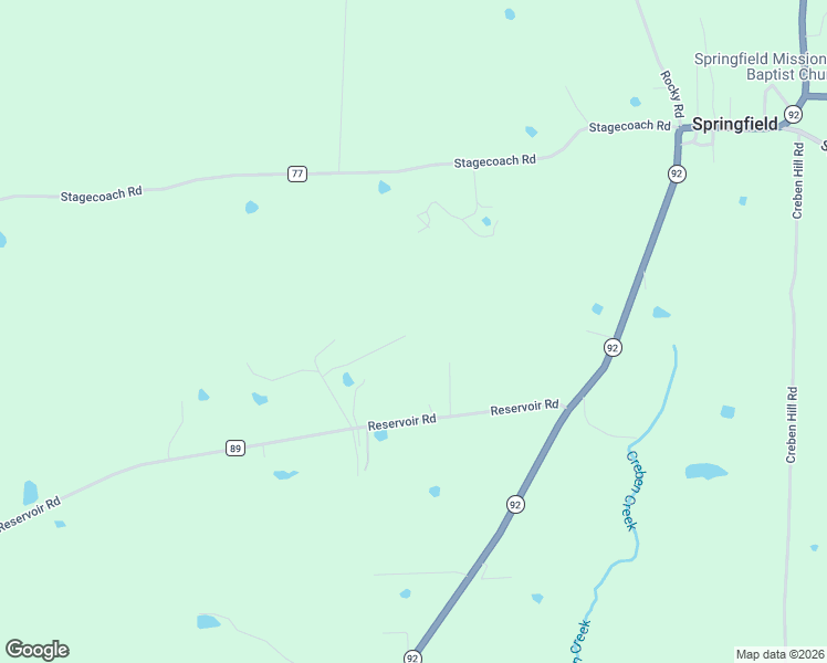 map of restaurants, bars, coffee shops, grocery stores, and more near 32 Reville Road in Springfield