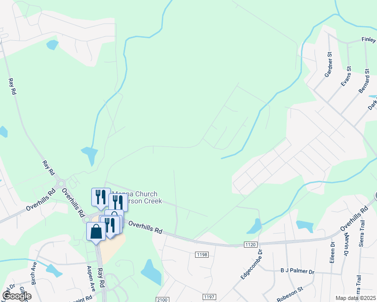 map of restaurants, bars, coffee shops, grocery stores, and more near 642 Stone Cross Drive in Spring Lake