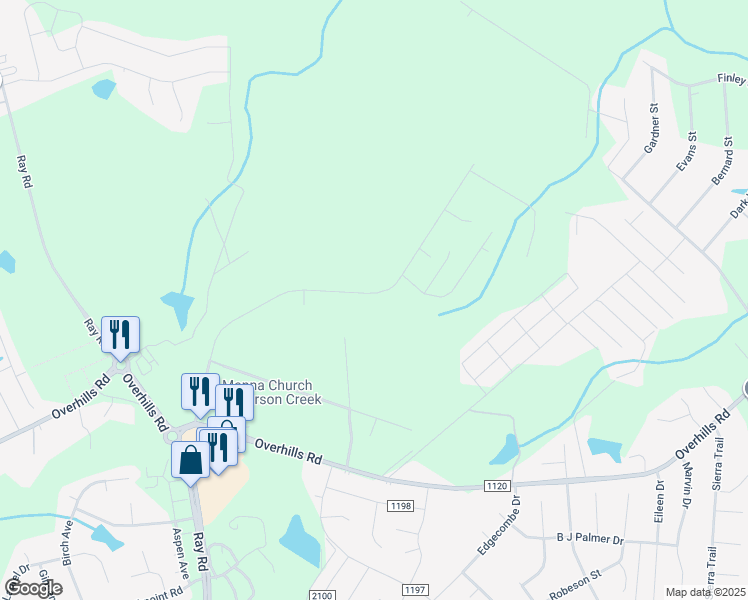 map of restaurants, bars, coffee shops, grocery stores, and more near 642 Stone Cross Drive in Spring Lake