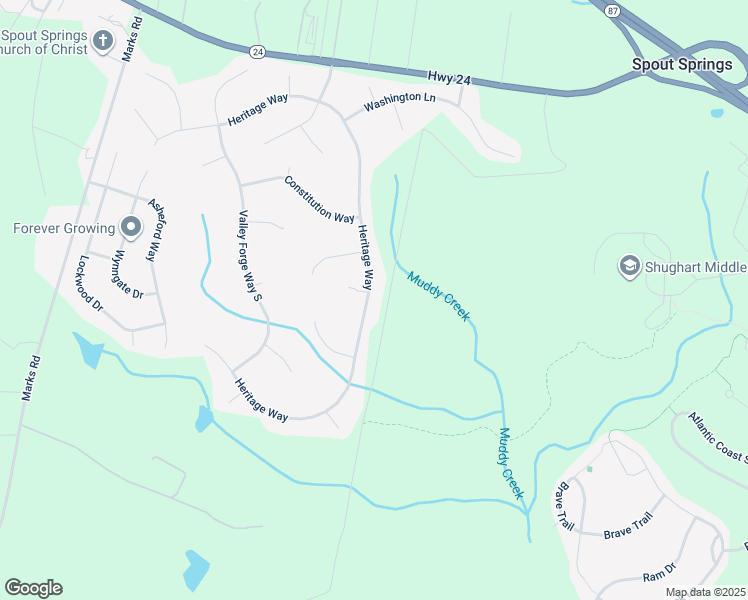 map of restaurants, bars, coffee shops, grocery stores, and more near 789 Heritage Way in Cameron