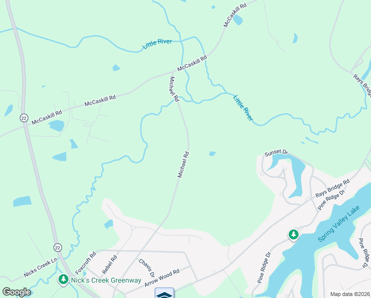map of restaurants, bars, coffee shops, grocery stores, and more near 316 Michael Road in Carthage