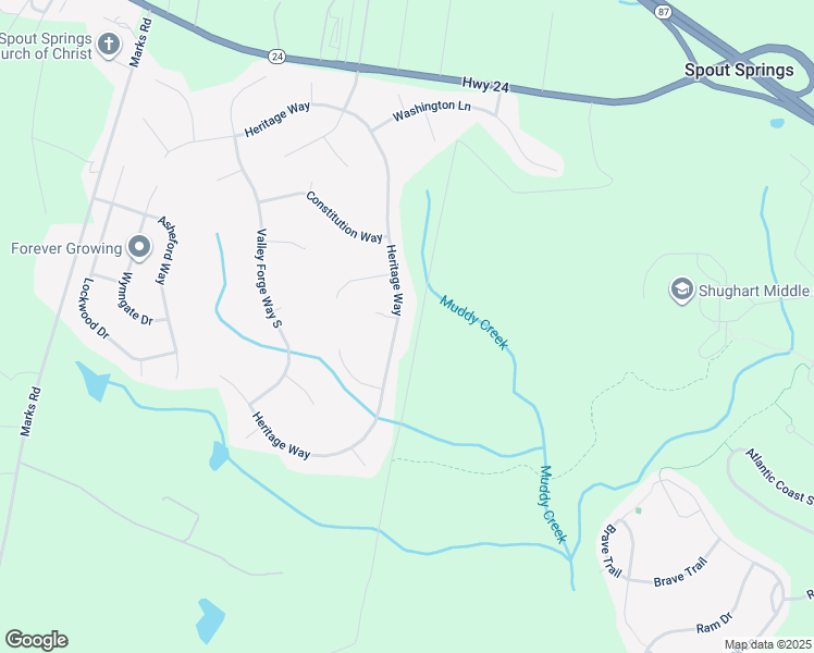 map of restaurants, bars, coffee shops, grocery stores, and more near 789 Heritage Way in Cameron