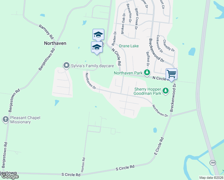 map of restaurants, bars, coffee shops, grocery stores, and more near 4989 Ruthie Cove in Memphis