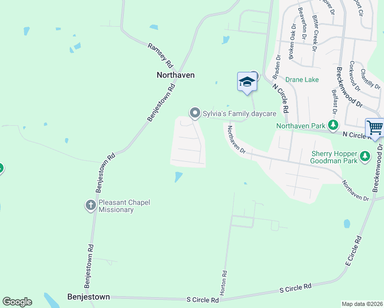 map of restaurants, bars, coffee shops, grocery stores, and more near 4981 French Bend Lane in Memphis