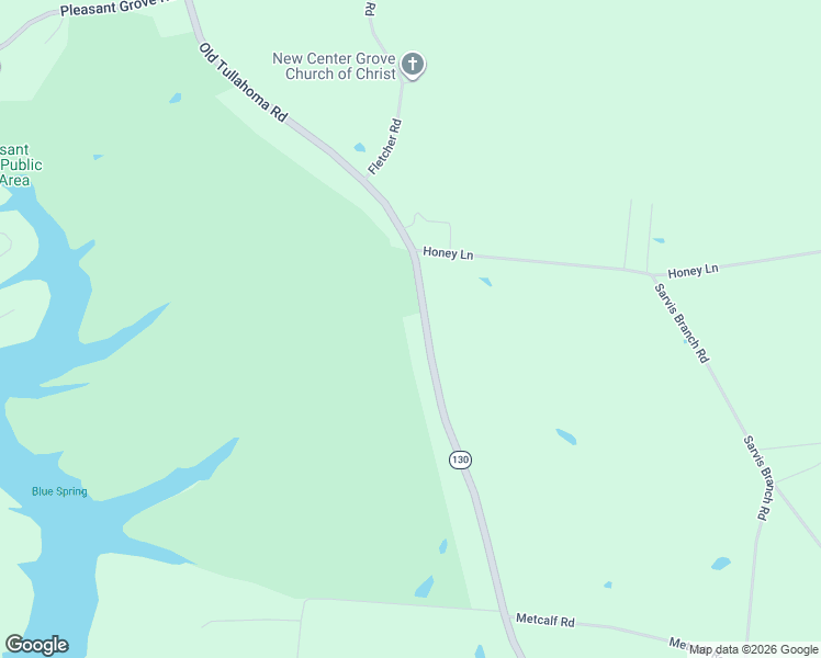 map of restaurants, bars, coffee shops, grocery stores, and more near 7269 Old Tullahoma Road in Estill Springs