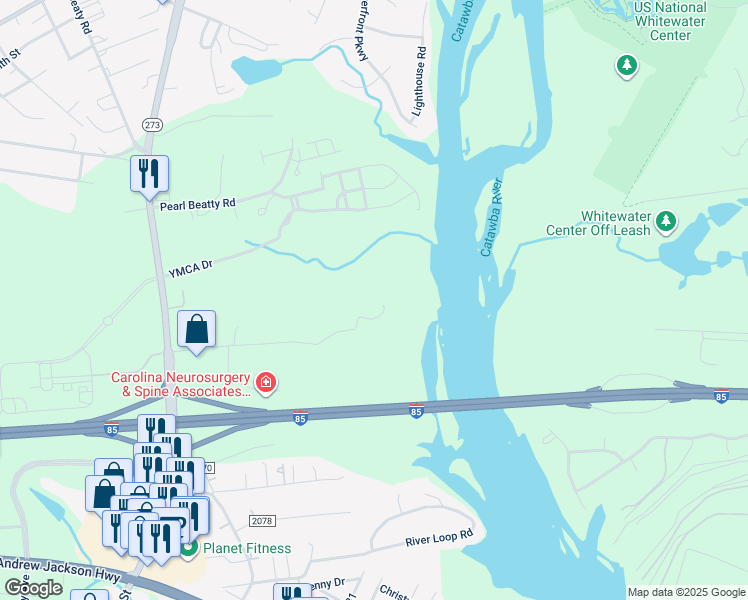 map of restaurants, bars, coffee shops, grocery stores, and more near 63 Caldwell Drive in Belmont