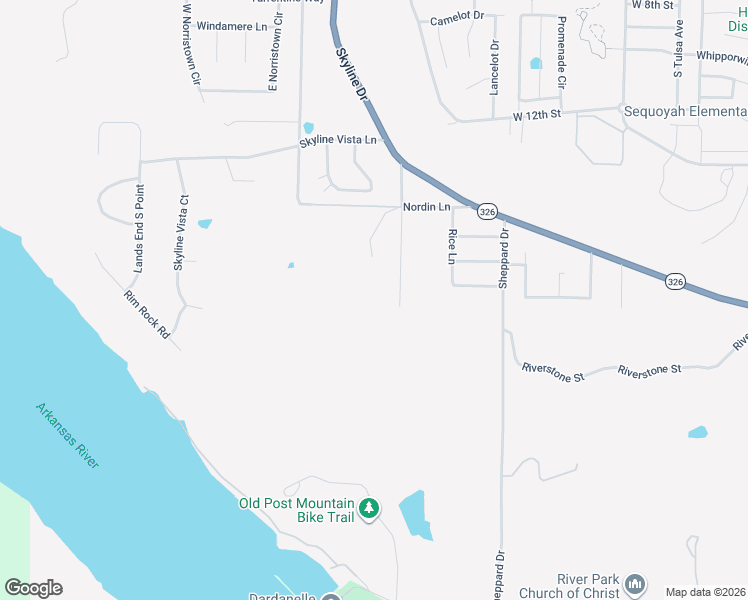 map of restaurants, bars, coffee shops, grocery stores, and more near 216 Quarry Road in Russellville