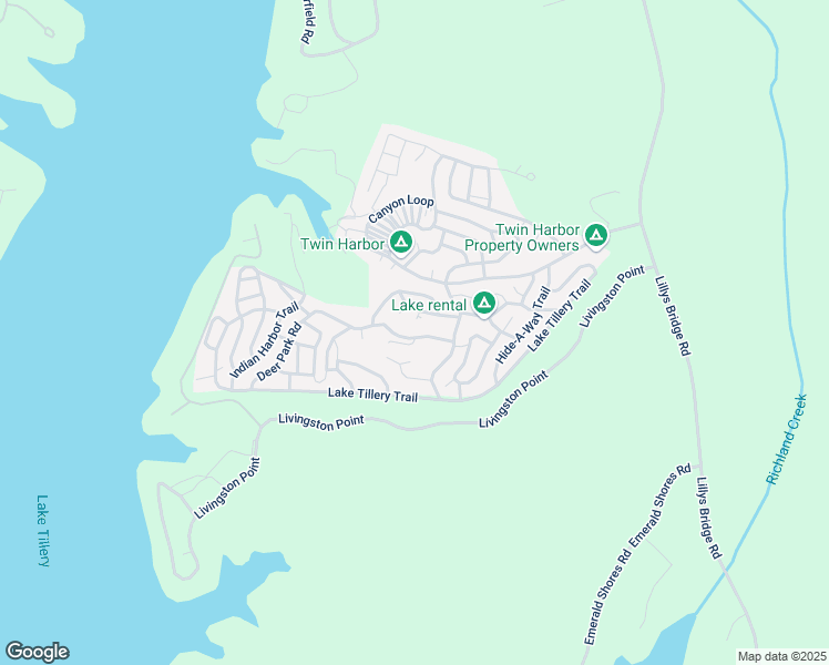 map of restaurants, bars, coffee shops, grocery stores, and more near 101 Captains Court in Mount Gilead