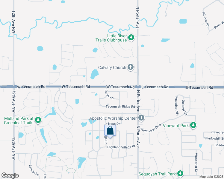 map of restaurants, bars, coffee shops, grocery stores, and more near 209 Dollina Court in Norman