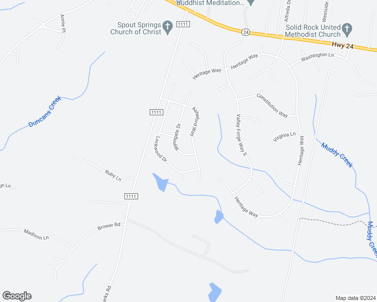 map of restaurants, bars, coffee shops, grocery stores, and more near 287 Wynngate Drive in Cameron