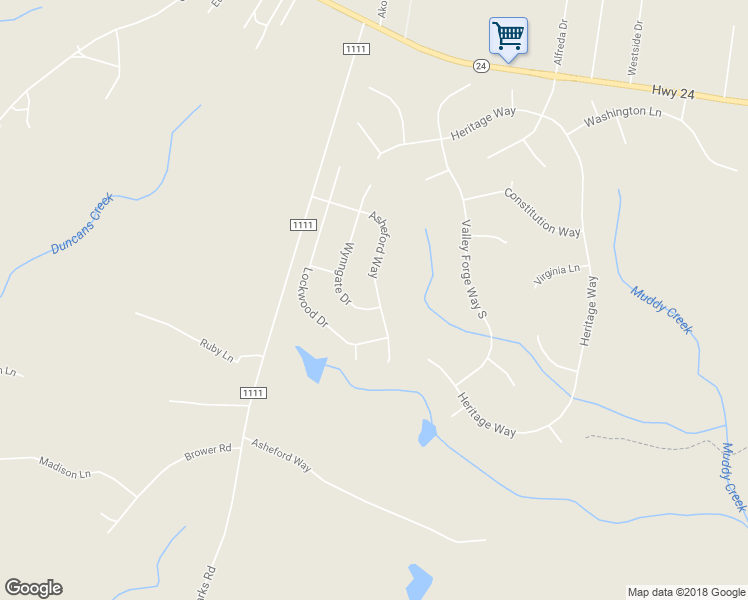 map of restaurants, bars, coffee shops, grocery stores, and more near 309 Wynngate Drive in Cameron