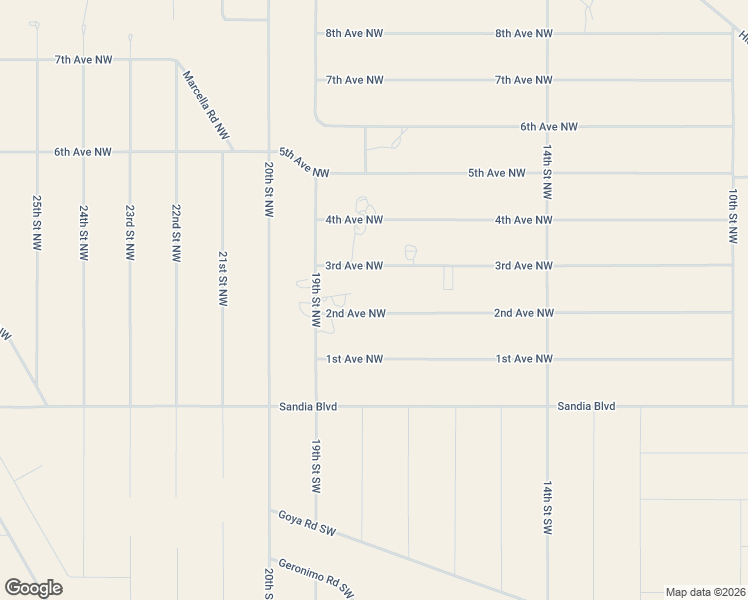 map of restaurants, bars, coffee shops, grocery stores, and more near 1702 3rd Avenue Northwest in Rio Rancho