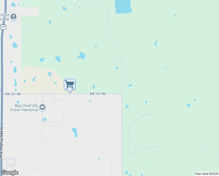 map of restaurants, bars, coffee shops, grocery stores, and more near 35689 East 121 Road in Seminole
