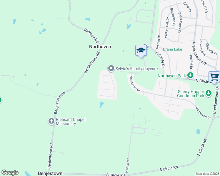 map of restaurants, bars, coffee shops, grocery stores, and more near 4981 French Bend Lane in Memphis