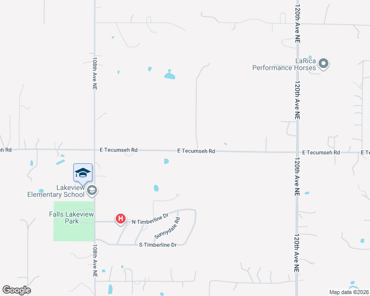 map of restaurants, bars, coffee shops, grocery stores, and more near 3633 113th Avenue Northeast in Norman