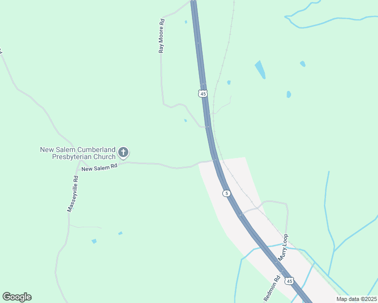 map of restaurants, bars, coffee shops, grocery stores, and more near 118 New Salem Road in Bethel Springs