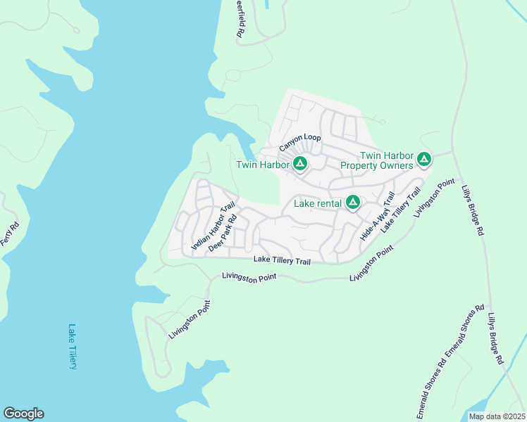 map of restaurants, bars, coffee shops, grocery stores, and more near 173 Deer Park Road in Mount Gilead