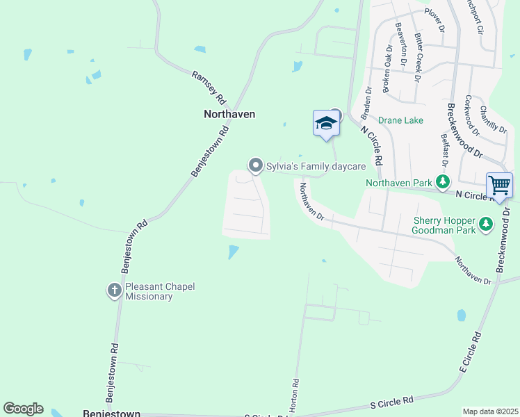map of restaurants, bars, coffee shops, grocery stores, and more near 4981 French Bend Lane in Memphis