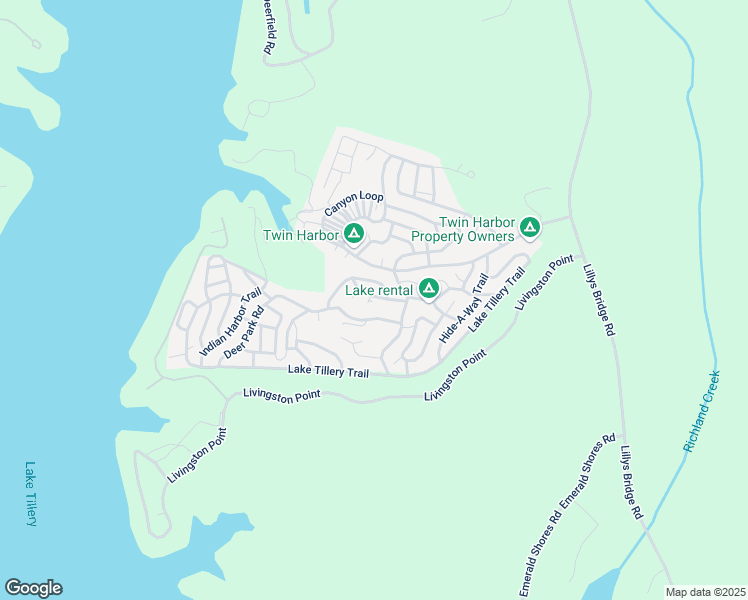 map of restaurants, bars, coffee shops, grocery stores, and more near 101 Captains Court in Mount Gilead