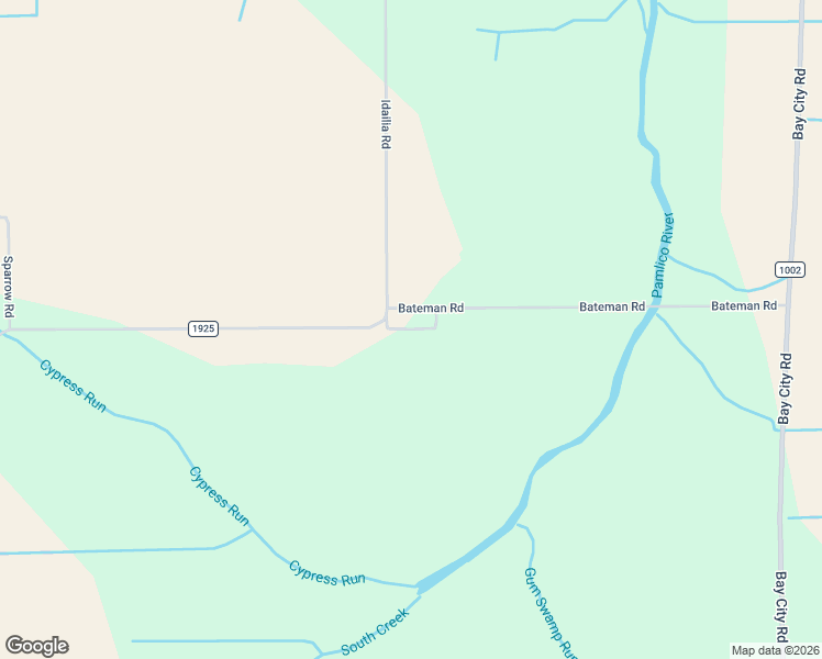 map of restaurants, bars, coffee shops, grocery stores, and more near Parker Lane in Beaufort County